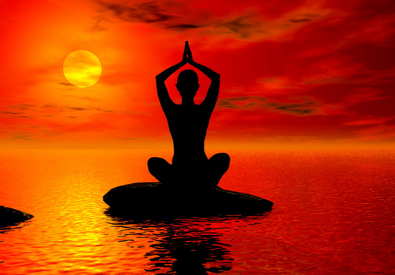 Keeps yourself away from work stress by Yoga.