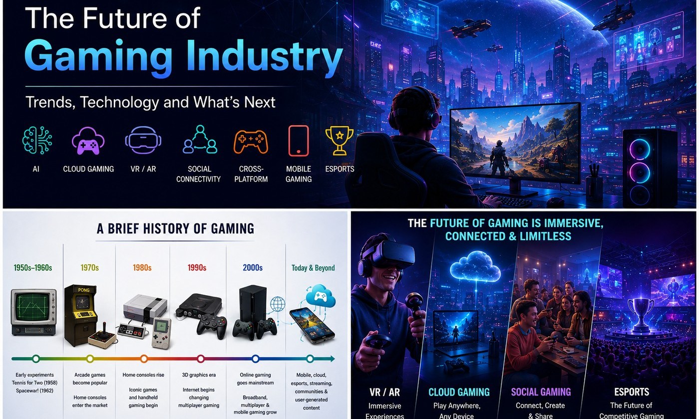 The Future of the Gaming Industry: Trends, Technology and What’s Next